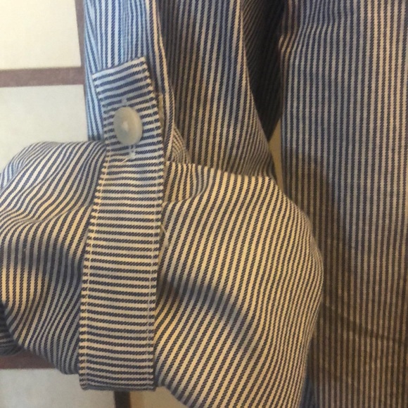 Blue stripe button up shirt - Picture 4 of 4